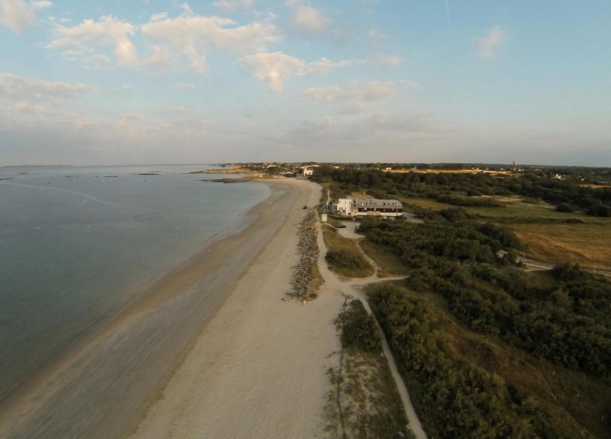 Logis Hotel & Restaurant Les Mouettes - Larmor Plage, Proche De Lorient Екстериор снимка