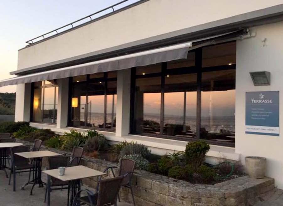 Logis Hotel & Restaurant Les Mouettes - Larmor Plage, Proche De Lorient Екстериор снимка