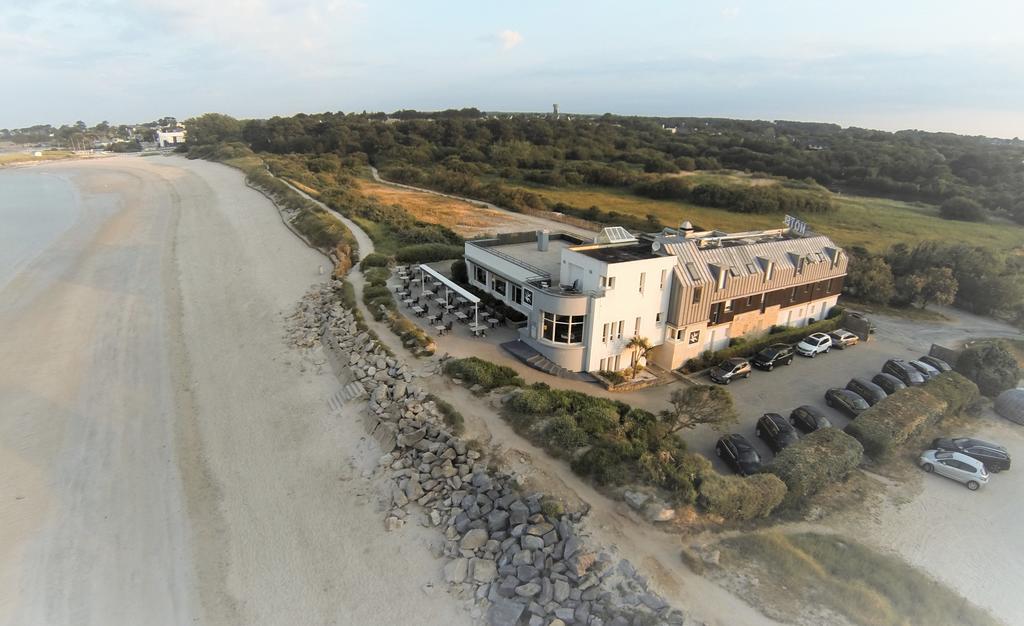 Logis Hotel & Restaurant Les Mouettes - Larmor Plage, Proche De Lorient Екстериор снимка