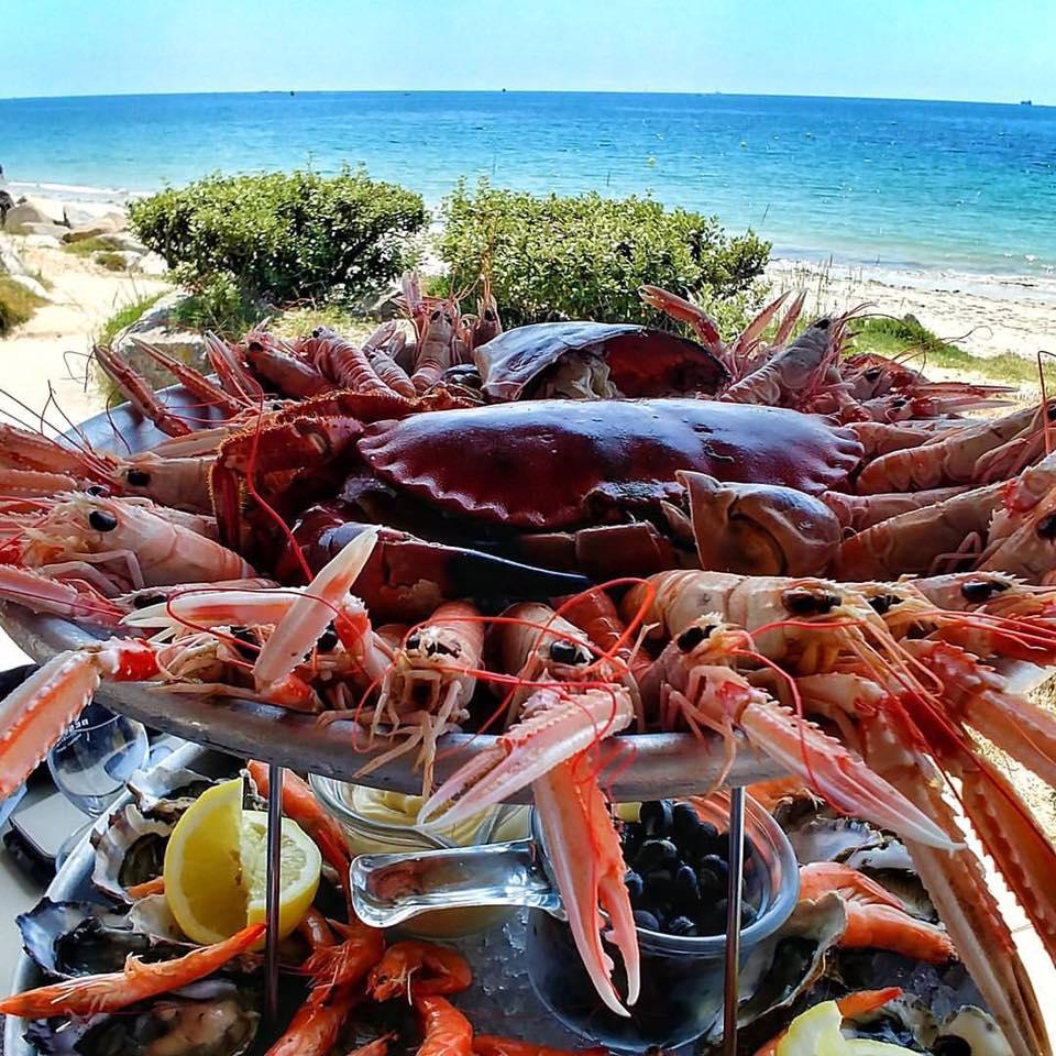 Logis Hotel & Restaurant Les Mouettes - Larmor Plage, Proche De Lorient Екстериор снимка